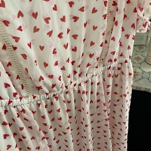 Beautiful heart-patterned Torrid dress! Like new